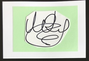 Michelle Ryan English Actress,  Eastenders. Original Autograph on 6 x 4 Card