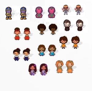 Aretes Encanto Mirabel Personajes Marvel Resina Epoxi Hechos a Mano Accesorios - Imagen 1 de 14