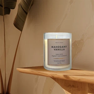 White Barn Mahogany Vanilla Single Wick Scented Candle - Picture 1 of 7