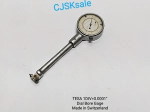 TESA 1DIV=0.0001" Dial Bore Gage 10565 Made In Switzerland (USED). - Picture 1 of 12