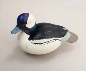 Jett Brunet 2015 Bufflehead Drake 3" Resin Mini Duck Decoy Ducks Unlimited - Picture 1 of 6