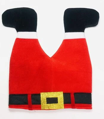 Christmas Hat Santa Leg Adult Fancy Dress Accessory Novelty Festive Xmas Party - Image 1 of 4