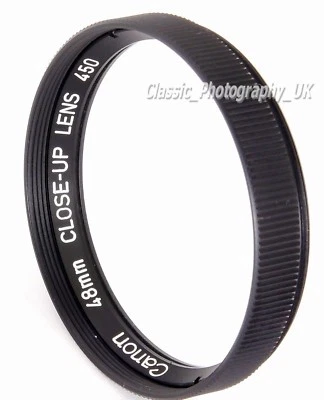 Canon 48mm CLOSE-UP Lens 450 E48 Macro Filter for E48 LEICA Canon NIKON Lenses - Image 1 of 4