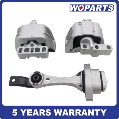Motor & Trans Mount Set Fit For 1998-2006 Volkswagen Golf/Beetle/ Jetta 1.8/ - Image 1 of 4