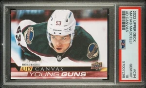 2022-23 Upper Deck Young Guns Canvas #C94 Matias Maccelli PSA 10 REF I - Picture 1 of 2