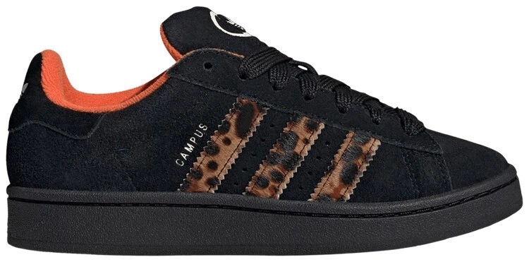Size 8 - Adidas Campus 00s Cheetah Stripes - Black W
