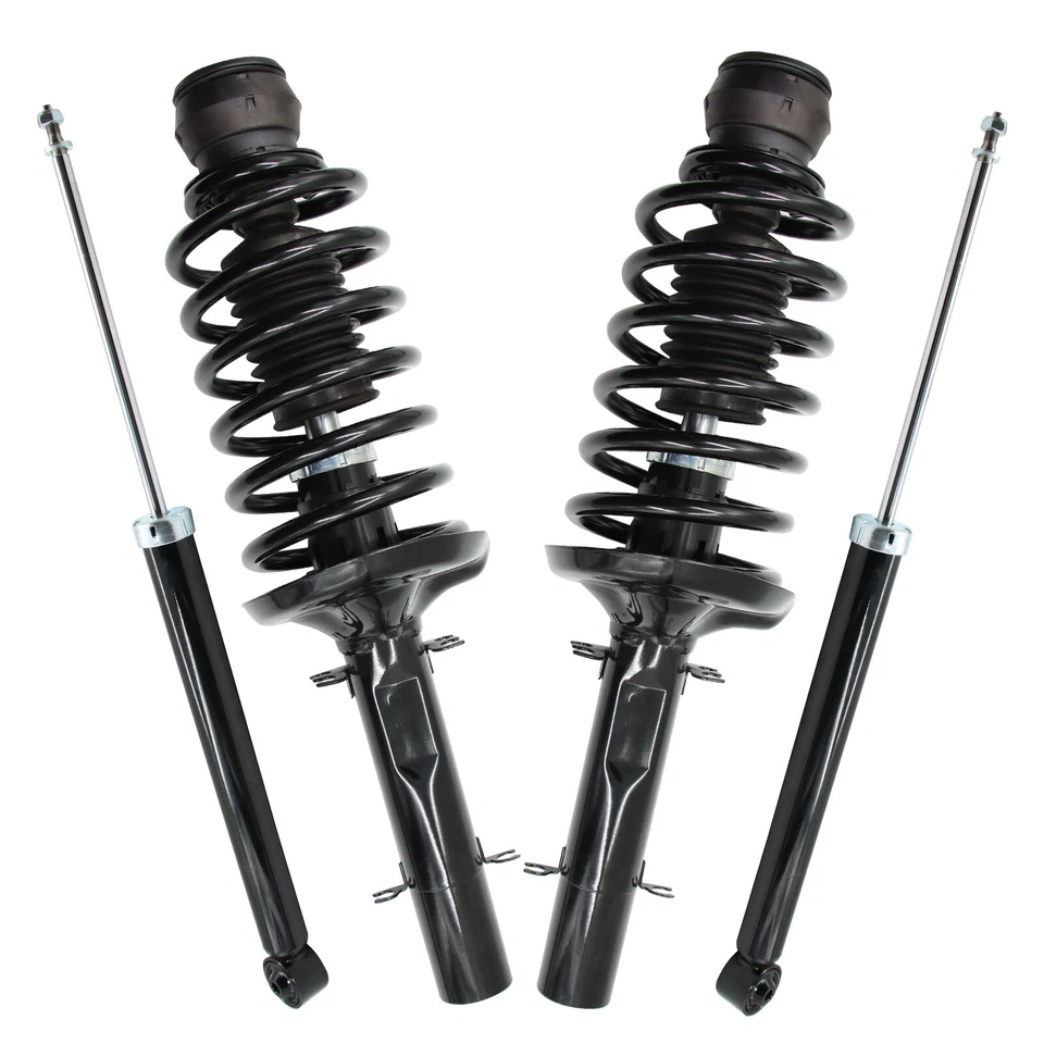 4pcs Front Strut+Rear Shock Absorbers for 1998-2006 Volkswagen Beetle Jetta Golf - Image 1 of 4