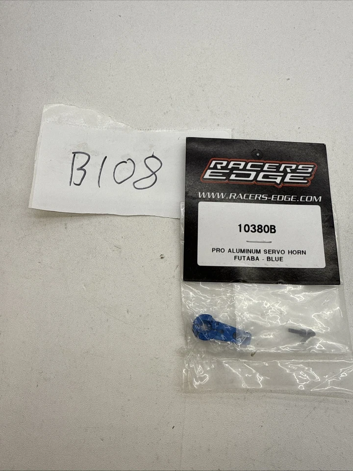 Racers Edge 10380B Alumínio Pro Braço Único Ajustável Futaba Servo Chifre Azul - Imagem 1 de 1