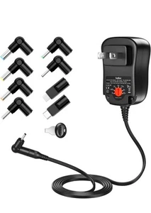 AC/DC Variable Voltage Universal Adapter 12 Watts by Belker - Photo 1 sur 5