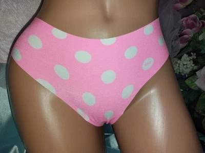 Bragas De Colección Vs Rosa Xs Sedosas SOFTIES ENCAJE ROSA NEÓN LUNARES Foto 1 de 4