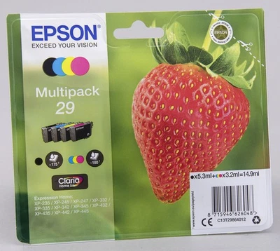 Epson Original 29 Erdbeere Druckerpatronen - 4er Multipack (C13T29864012) - Bild 1 von 3