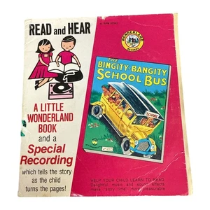 Read and Hear "The Bingity-Bangity School Bus" Book/Record Set Cleaned/Tested - Picture 1 of 4