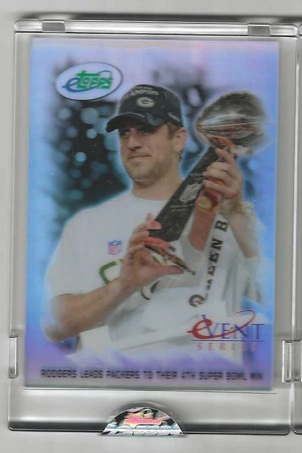 2011 eTopps Event Series #8 Green Bay Packers SB Win/Aaron Rodgers 0770/1499 - Image 1 of 2