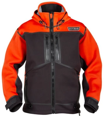 Chaqueta StormR Strykr para hombre, naranja/negro, mediana Foto 1 de 4