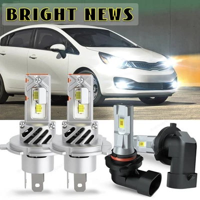 Para For Kia Rio 2012 2013 2014 2015 2016-2020 faro LED+luces antiniebla CSP - Изображение 1 из 4