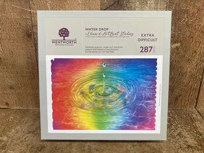 Wentworth Extra Difficult Wood Jigsaw Puzzle Water Drop Eduard ArtBeat 287 pcs - Image 1 of 4