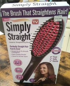 NUEVO Cepillo Alisador de Pelo Cepillo Cerámico Simply Straight 450F Iónico Rápido  - Imagen 1 de 10