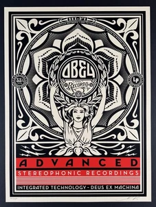 Shepard Fairey “Lotus Woman” - Screen Print - Signed - Obey Giant - Picture 1 of 1
