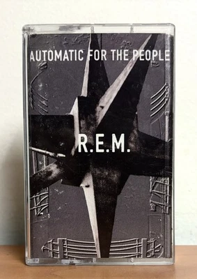 R.E.M. REM Automatic For The People 1992 Vintage Yellow Cassette Tape  - Image 1 of 4