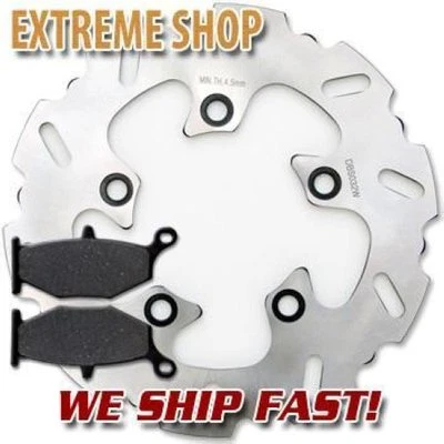 Rear Stainless Steel Brake Rotor+Pads for Suzuki GSXR 600 & GSXR 750 (2006-2010) - Image 1 of 3