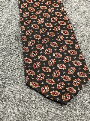 "Corbata corta Madison 102 para hombre toda seda cachemira floral usada en excelente estado con:4 L:54"" corta N37" Foto 1 de 4