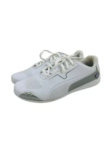 Puma Men's BMW Motorsport Drift Cat White Leather Shoes 339934-02 Sz 7.5 - Picture 1 of 9