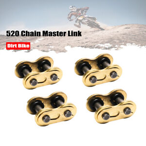 4 Links 520HV Chain Master Link O-Ring Masterlink For Motorcycle Dirt Pit Bike