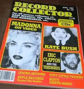 MADONNA on Cover & Within RECORD COLLECTOR Magazine, April 1992. Free UK Post - Picture 1 of 3