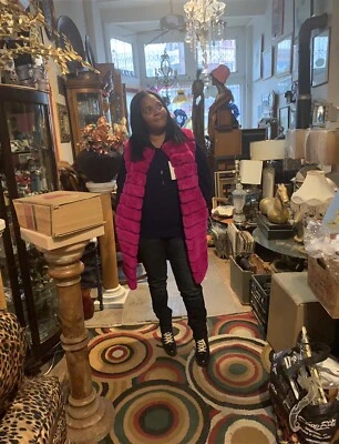 Pink Rex Chinchilla Vest Coat - Image 1 of 4