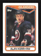 Alan Kerr  1990 Topps   New York Islanders #50