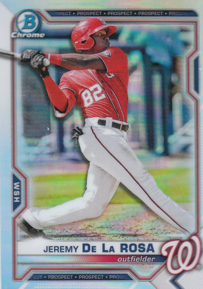 2021 Bowman Chrome Draft Baseball "Refractors" Parallel Cards - Image 1 of 1