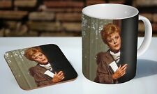 Angela Lansbury Jessica Fletcher Tea / Coffee Mug Coaster Gift Set