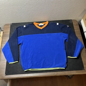 Nautica Competition Fleece Vintage Sailing 90s Yacht Sweatshirt Pullover J-Class - Picture 1 of 14