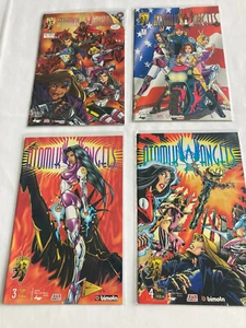 ATOMIK ANGELS #1 - #4 FULL MINI SERIES, CRUSADE, NM - Picture 1 of 5