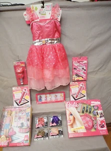 BARBIE (LOT OF 12) DRESS, DOLL, MAKE-UP  & MORE Perfect for that little one!! - Picture 1 of 11