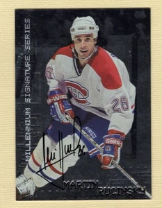 2000 Be A Player Hockey Autograph Martin Rucinsky (Canadiens) - Picture 1 of 1