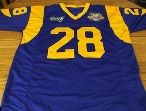MARSHALL FAULK SIGNED ST LOUIS RAMS SBXXXIV/HOF PROSTYLE FOOTBALL JERSEY - BAS - Picture 1 of 8