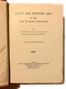 Ägypten und Westasien im Lichte der jüngsten Entdeckungen L W. King 1. Auflage - Bild 1 von 6