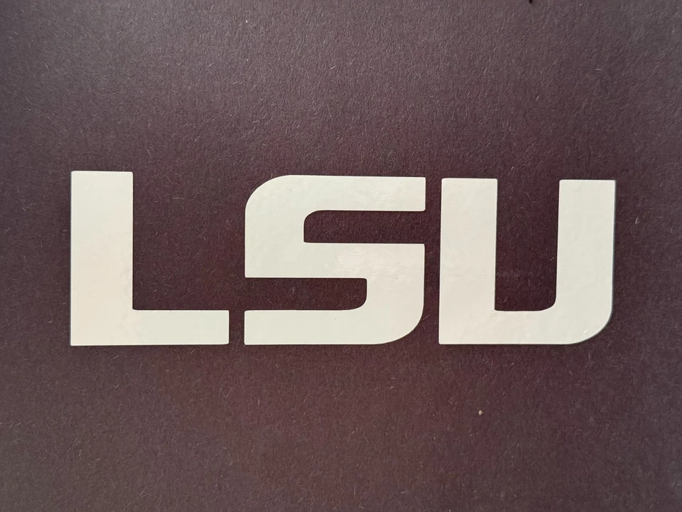 NCAA LSU TIGERS VINYL STICKER DECAL - Image 1 of 1