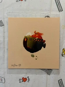 SIGNED Olly Moss Doctor Robotnik Art Print SDCC poster Dr. Sonic Sega eggman LE - Picture 1 of 1