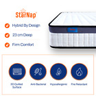 StarNap Hybrid 23cm Firm Mattress | Pocket Spring | Memory Foam | Breathable