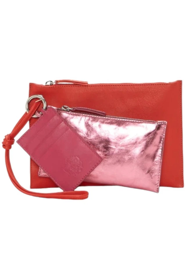 Bolsa de cuero Vince Camuto Aliya 3 en 1 Cherry Berry Multi Foto 1 de 1