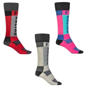 2024 Fly Racing MX Youth/Kids Thick MX Motocross Offroad Socks - Foto 1 di 10
