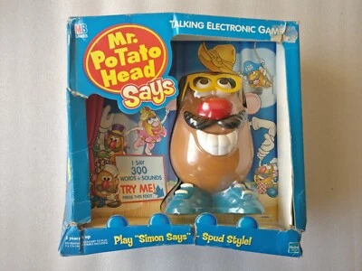 MB Games Mr Potato Head Says Juego Electrónico Hasbro De Colección 2000 Nuevo RARO Sellado Foto 1 de 4