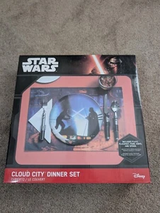 Star Wars Cloud City Dinner Set ThinkGeek Disney Darth Vader Luke Skywalker new - Picture 1 of 6