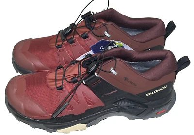 Salomon X Ultra 4 GTX Madder Marrón/Negro/Arena Blanqueada Para Mujer Talla 9 Correr Caminata Foto 1 de 4