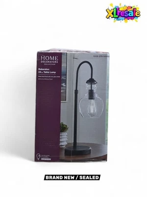 Home Decorators Collection Bakerston Table Lamp with Clear Glass Shade
