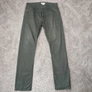 Pantalones Taylor Stitch Para Hombre 33 Verde Botón Mosca Clásicos Hechos a Mano en California Prep - Imagen 1 de 10