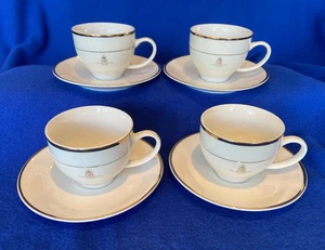 Queen Elizabeth Golden Jubilee 4 x Tea Cups & Saucers Set NEW OLD STOCK - BNIB - Picture 1 of 13