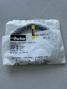 Parker P8S-GNFLX Cylinder Position Sensor Switch, Voltage: 10-30VDC, NPN N.O. - Picture 1 of 1
